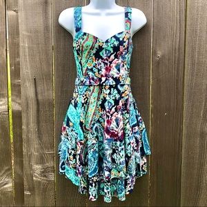 EUC!! Free People Small Silky Tiered Hem Sundress